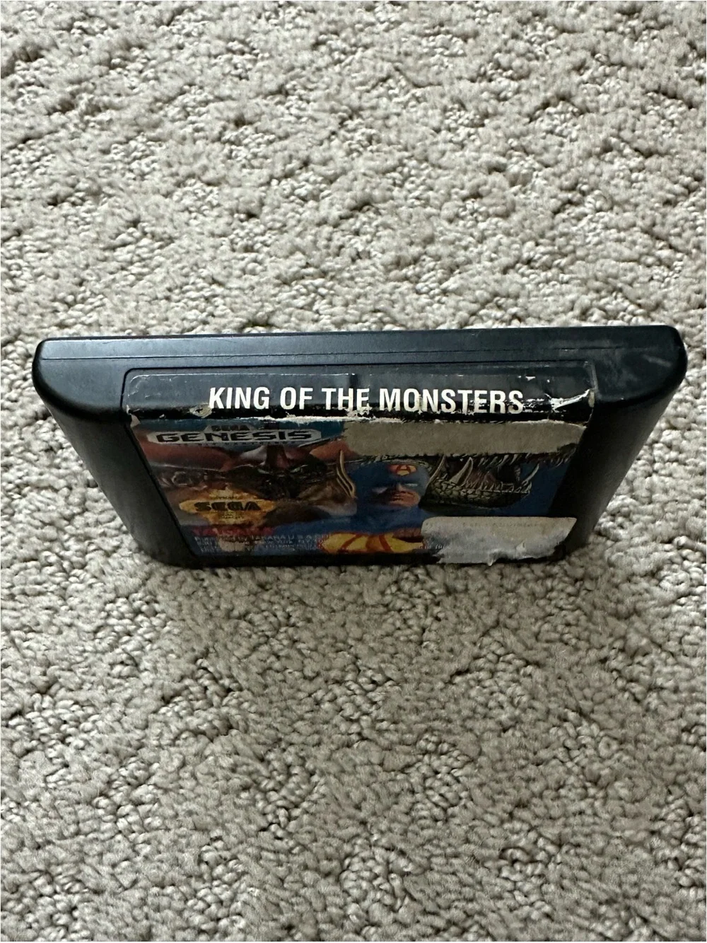 Sega Genesis Model 1 Console Model MK-1631 + King of the Monsters Game Untested